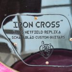Schädlbläd LP Les Paul Iron Cross Hetfiel Replika Lefthand Re-Finish Nitro Relic Metallica