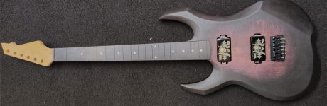 Schädlbläd Tinnitus Hörsturz Metal guitr Axt Gitarre Pickup